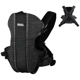 KIKKABOO Gwen Fly Knit Babytrage - Black - One Size