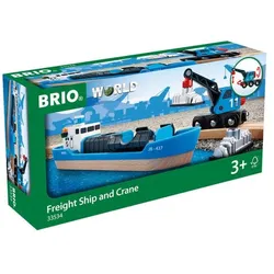 BRIO - Containerschiff mit Kranwagen