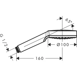 Hansgrohe Crometta 1jet Handbrause 26331400