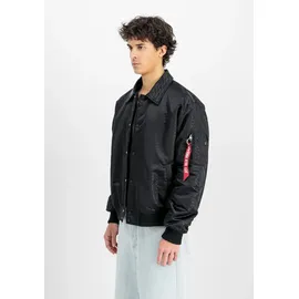 Alpha Industries Bomberjacke »Coach Logo Jacket«, schwarz