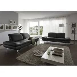 PLACES OF STYLE Couch 2-Sitzer schwarz