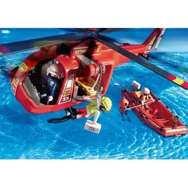 Playmobil SOS-Helikopter mit Rettungsboot 4428