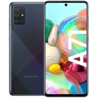 Samsung Galaxy A71 (16.95cm (6.7 Zoll) 128 GB interner Speicher, 6 GB RAM, Dual SIM, Android, prism crush Schwarz) Deutsche Version