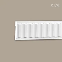 Profhome Stuckleiste 200 x 0,9 x 4 cm