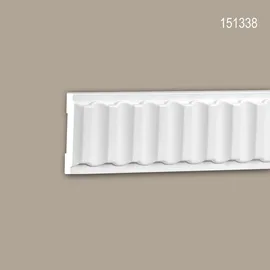 Profhome Stuckleiste 200 x 0,9 x 4 cm