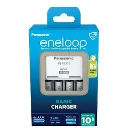 Panasonic eneloop Basic BQ-CC51 - Batterieladegerät - kunststofffrei - (für 4xAA