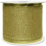 Decoris Kaemingk Band Polyester hellgold 270 cm Band Polyester