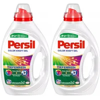 Persil Color Kraft-Gel Flüssigwaschmittel Colorwaschmittel für Buntwäsche 2x20WL