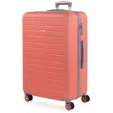 SKPAT - Koffer Klein Handgepäck - Handgepäck Koffer 4 Rollen - Koffer Handgepäck 55x38x20 Leicht und Robust - Reisekoffer Klein aus Hochwertigen Materialien - Hartschalenkoffer Klein, Farbe Coral Rot