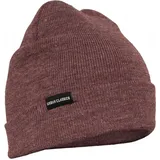 URBAN CLASSICS Basic Flap Beanie - Rot - ONE SIZE