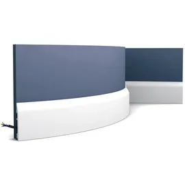 Orac Sockelleiste SX172F 200 x 8,5 x 1,4 cm weiß