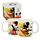 Disney Mickey Mouse 325 ml Kinder-Keramik-Becher in Geschenkbox Mickey Farbe fließen