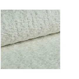 S-Style Drehsessel Ted Bouclé 107 x 94 x 0 cm Weiß drehbar mit Kissen