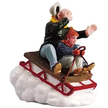 Lemax Sledding With Gramps Weihnachtsdorf mehrfarbig 0,04 x 0,06 x 0,06 m