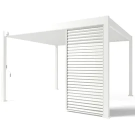 pergoline Seitenwandpaneel 113 x 235 cm weiß