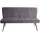 Mendler Esszimmer-Set HWC-K16, 2er-Set Stuhl+Sitzbank Esszimmergruppe Sitzgruppe Esszimmergarnitur, Samt Metall - dunkelgrau
