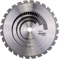 Bau-Kreissägeblatt Construct Wood - 400