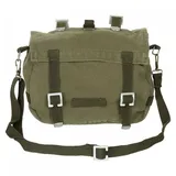 Max Fuchs BW Messenger Bag Combat, klein Oliv Stonewashed - L