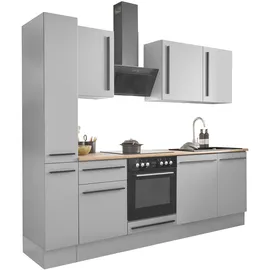 BASIC by Balculina Winkelküche L-Form 250 cm grau