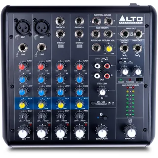 Alto TrueMix 600 Audio Mixer mit USB und Bluetooth für Podcasting, Live-Auftritte, Recording, DJ, PC und Windows