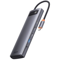 Baseus Metal Gleam Series USB-C Hub 12in1 Grey