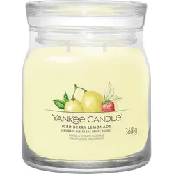 Yankee Candle Signature Duftkerze Iced Berry Lemonade – Medium Jar, Doppeldochte