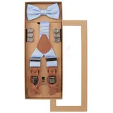 Prince Bowtie Hosenträger blau
