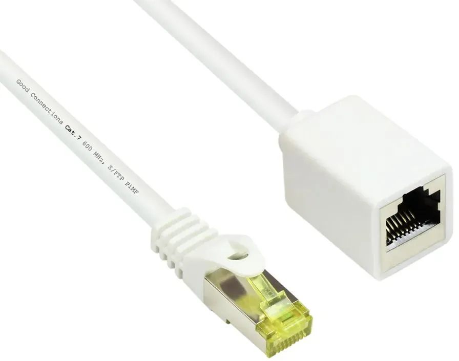 Alcasa 8070VR-005W Netzwerkkabel Weiß 0,5 m Cat7 S/FTP (S-STP)