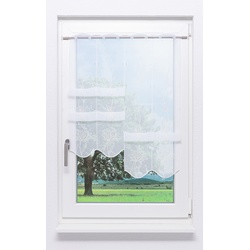 Panneaux Kelchblüten Plauener Spitze - (BxH) 16x95cm in beige