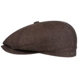 Stetson Flat Cap (1-St) Schirmmütze mit Schirm, Made in the EU braun 59 cm