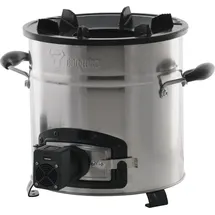 BBQ-Toro Raketenofen RAKETE #3, Edelstahl Rocket Stove mit USB Kabel, Stecker