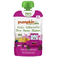 pumpkin organics Quetschie Kürbis Süßkartoffel Birne Banane Blaubeere 190 g