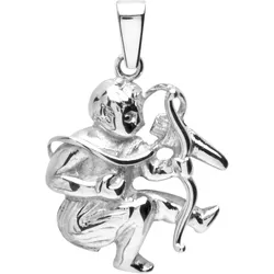 Ketten-Anhänger OSTSEE-SCHMUCK "Ostsee-Schmuck Anhänger Tierkreiszeichen Schütze", weiß, Schmuckanhänger, Damen, 26 x 18mm, Silber 925 (Sterlingsilber), 2.1 g