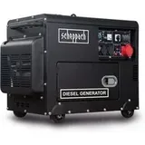 Diesel Stromerzeuger DPG5200-BE Scheppach - 7,7PS | 5000W | Elektrostart | 2x 230V, 1x 400V Steckdose