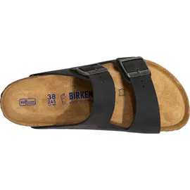 Birkenstock Arizona Weichbettung Naturleder geölt schwarz 46