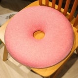 Surwin Donut Kissen Sitzkissen Orthopädisch, Sitzkissen Rund, Sitzkissen Bürostuhl, Hämorrhoiden Sitzkissen, Sitzring Steißbein Entlastung für Hüfte, Rücken (One Size,Rosa)