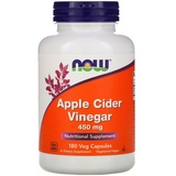 NOW Foods Apple Cider Vinegar 450 mg Kapseln 180 St.