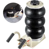 Vevor Pneumatischer Tragbarer Wagenheber Triple Bag Air Jack 3 t, Dreifachbeutel-Luftheber 140-450 mm Hubhöhe Airbag-Luftwagenheber, 5 Minuten Hub