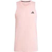 Adidas Train Essentials FEELREADY Training Sleeveless T-Shirt, Herren Ärmelloses T-Shirt, semi pink Spark/Black, IW3341