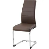 Hti-Living Schwingstuhl SallyC Kunstleder blau/braun