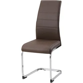 Hti-Living Schwingstuhl SallyC Kunstleder blau/braun