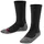 Falke Unisex Kinder Socken Active Warm So Wolle Funktionsmaterial dick atmungsaktiv einfarbig 1 Paar, Schwarz 19-22