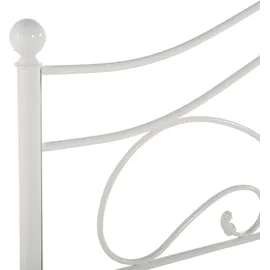 Beliani Bett mit Lattenrost Metall Lyra 140 x 200 cm