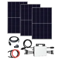 Risen Energy Balkonkraftwerk monokristallin 1320 W inkl. HM 1500 Wechselrichter