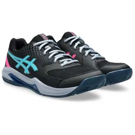 Asics Gel-Dedicate 8 Herren Schwarz/Türkis 40,5