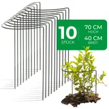 Novatool Strauchstütze halbrund 70 x 40 x 15 cm Grün