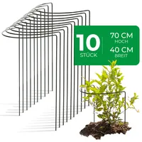 Novatool Strauchstütze halbrund 70 x 40 x 15 cm Grün