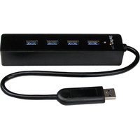 Startech USB-Hub, 4x USB-A 3.0, USB-A 3.0 [Stecker] (ST4300PBU3)