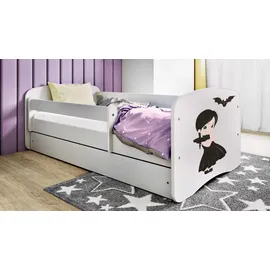 raumhirsch furniture Kinderbett 80 x 180 cm Holzwerkstoff weiß