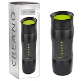 Creano Travel-mug 400ml Grün isolierend aus Edelstahl & Gr.: onesize